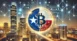 DALL·E 2024-11-24 22.31.23 - A 1200x625 pixel image symbolizing Texas as a Bitcoin hub. The image should feature a large glowing Bitcoin icon integrated with the Texas flag, set a