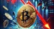 DALL·E 2025-02-03 00.26.04 - A dramatic conceptual visualization of Bitcoin’s market crash. The image features a Bitcoin coin dropping sharply on a digital price chart, with red t