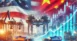 DALL·E 2025-02-04 06.41.23 - A symbolic representation of U.S.-China trade tensions. The image features the U.S. and China flags facing each other with economic and financial mark